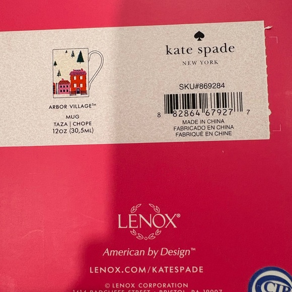 Kate Spade Pink and Gold Gift Box - Picture 4 of 5